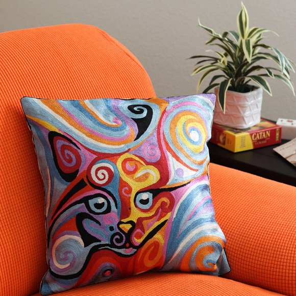 Veena Paul Designs Silk Cushions